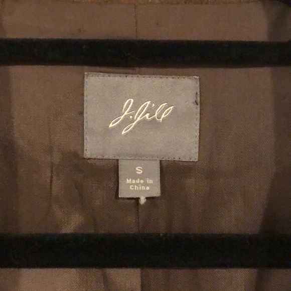 J. Jill Brown Suede Jacket - Picture 4 of 6